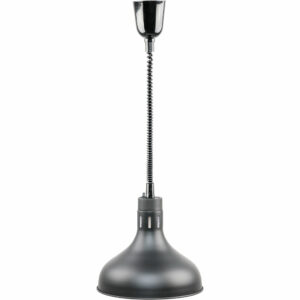 Stalgast Wärmelampe zur Deckenbefestigung, schwarz, 0,25 kW, Ø 290 mm