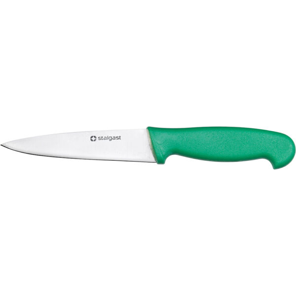 Stalgast Stalgast Gemüsemesser, HACCP, Griff grün, Edelstahlklinge 10,5 cm