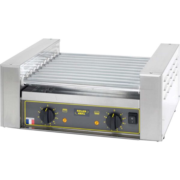 Stalgast ROLLER GRILL Hot Dog Grill, 11 Rollen, Abmessung 545 x 460 x 240 mm (BxTxH)