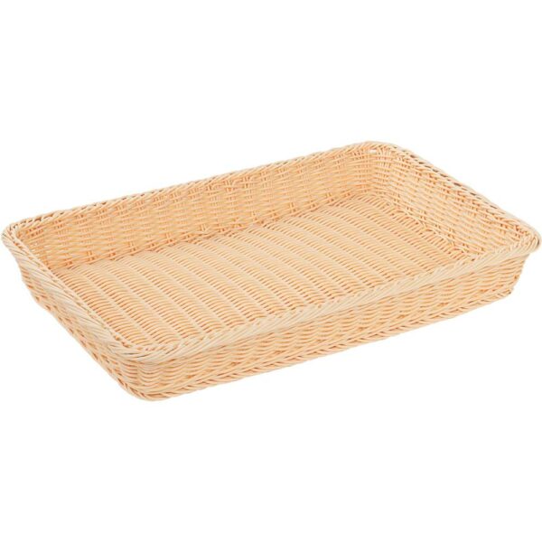 Stalgast Buffetkorb GN 1/1, stabiles Geflecht, Polypropylen, 530 x 325 x 70 mm (BxTxH), passend zu BB1204011