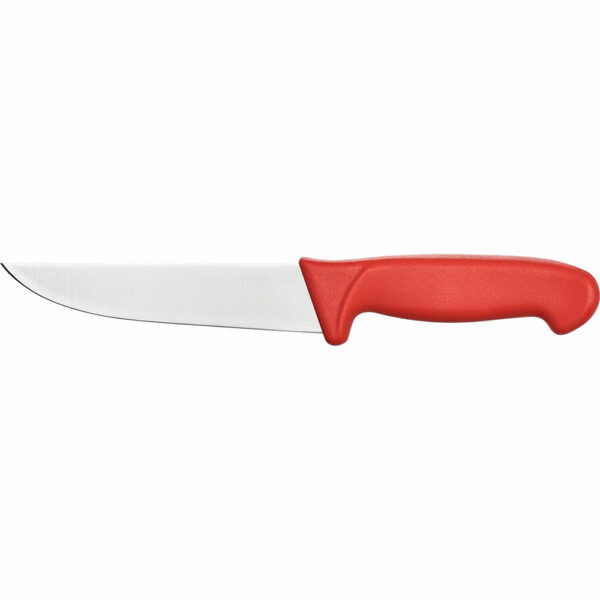 Stalgast Küchenmesser Premium, HACCP, Griff rot, Edelstahlklinge 15 cm