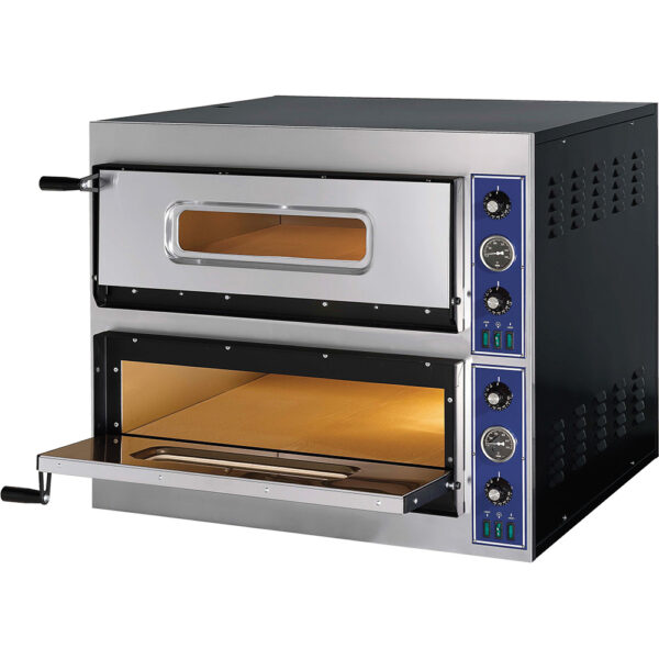 Stalgast GGF Pizzaofen E-Start Line mit zwei Kammern, 14,4 kW, 900x1080x750 mm (BxTxH)