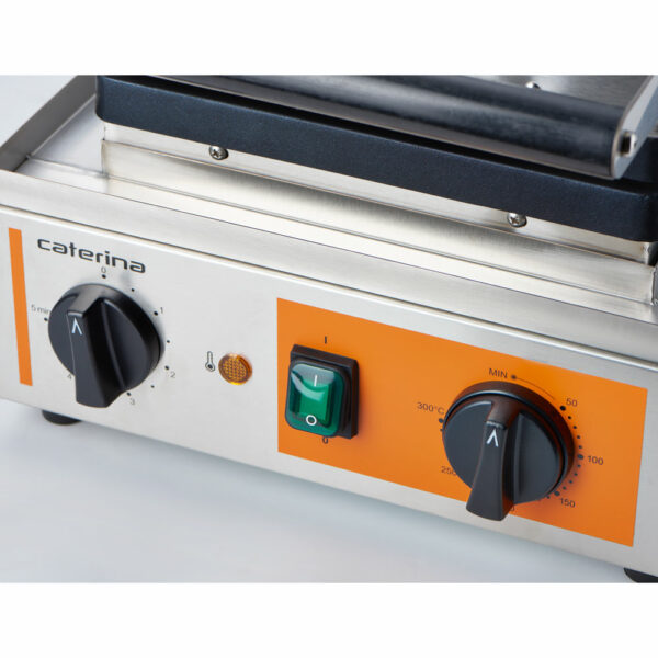 Stalgast Waffeleiesen CATERINA, antihaftbeschichtete Platte, 320x380x240 mm, 1,5 kW 230 V – Bild 2