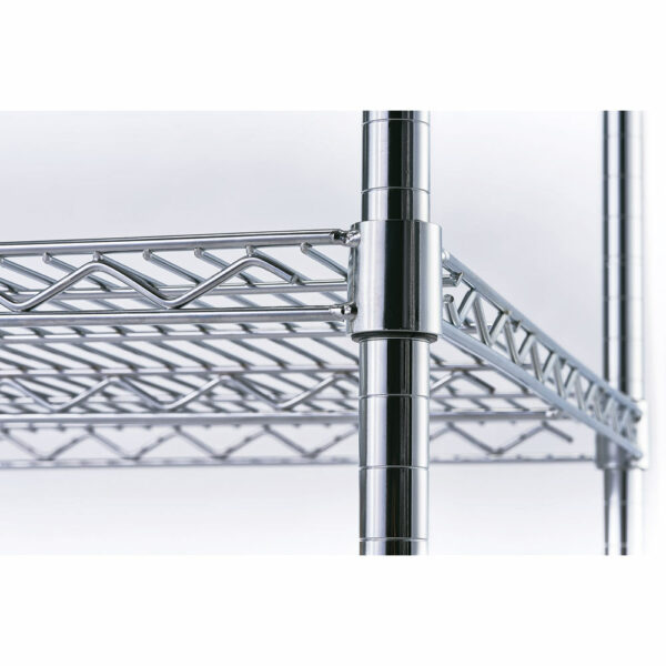 Stalgast Lagerregal mit  Drahtböden 1200x610x1800 mm (BxTxH) – Bild 2