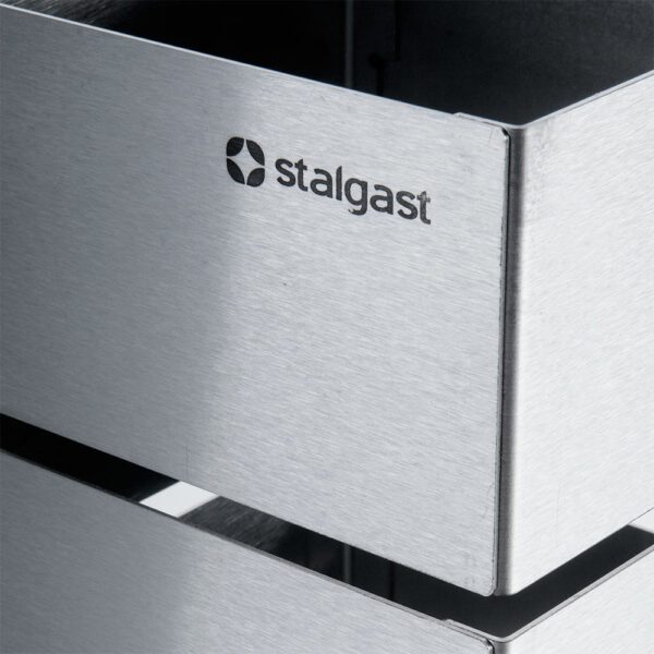 Stalgast Buffet-Ständer niedrig, Einschübe gerade Seite – Bild 2
