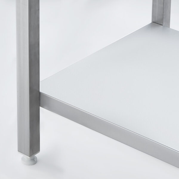 Stalgast Elektro-Griddleplatte als Standgerät - gerillt, Unterbau offen, 800 x 700 x 850 mm (BxTxH) – Bild 2