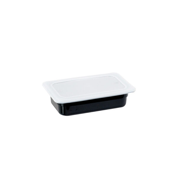 Stalgast Gastronormbehälter, Serie STANDARD, Polycarbonat, schwarz, GN 1/4 (65 mm) – Bild 2