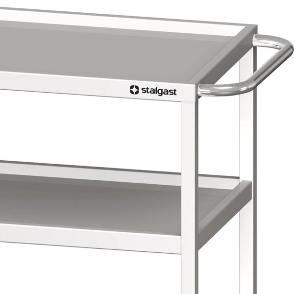 Stalgast Transportwagen mit drei Böden, 800x500x850 mm, verschweißt – Bild 2