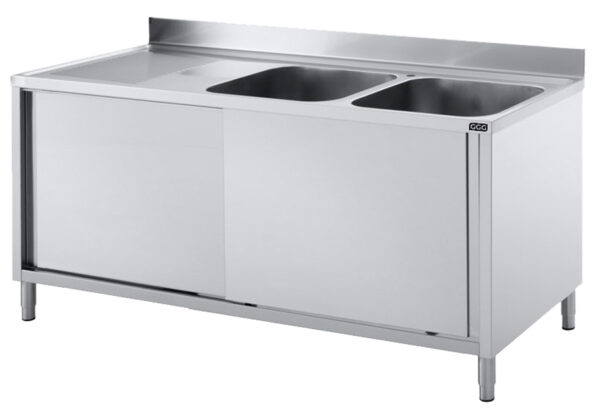 GGG Spülschrank Bautiefe 700 mm I 2 Becken I GG5074