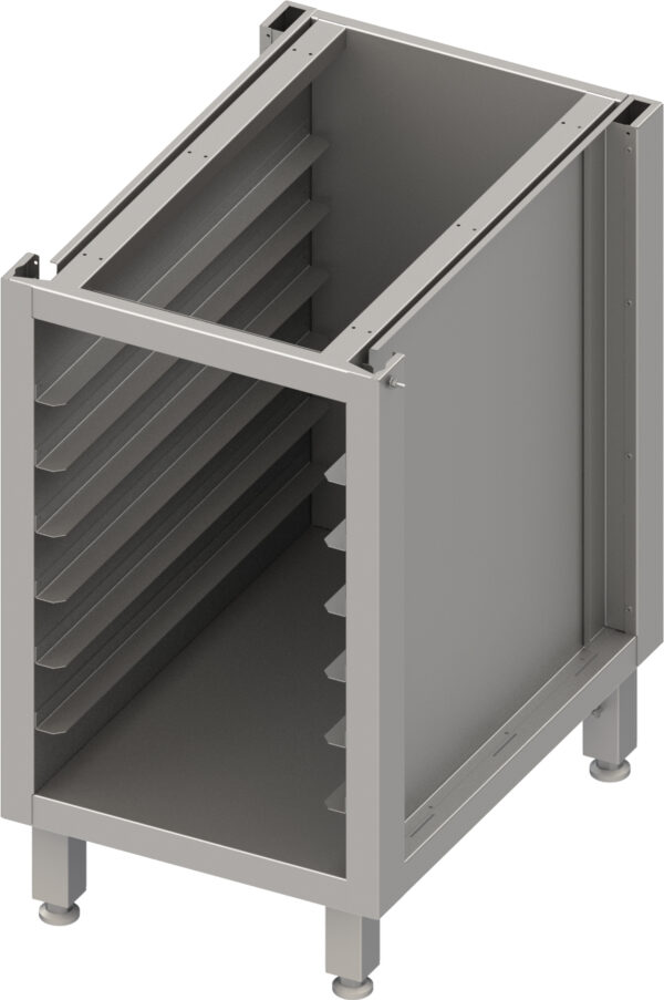 Stalgast Unterschrank Boxversion 2.0, für Beine/Sockelrahmen, mit GN-Register 450x540x660 mm