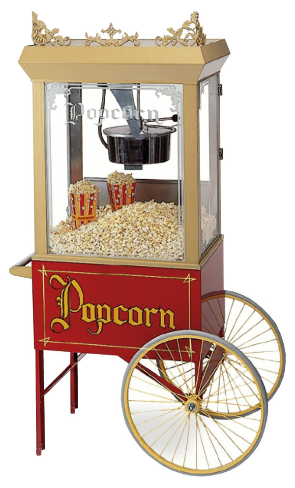 Neumärker 2-Rad-Unterwagen für Popcornmaschine Nostalgie Cinema