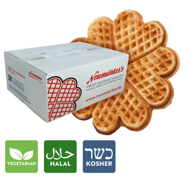 Neumärker Waffel-Ready-Mix Karton à 10 kg (10x 1 kg)