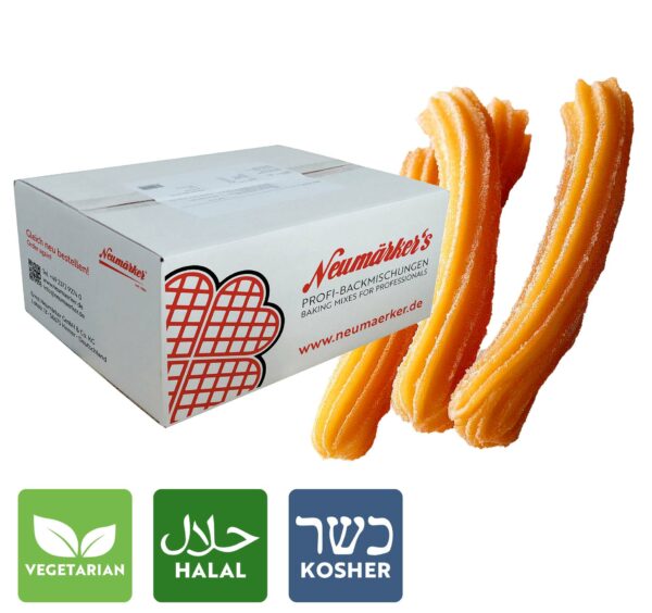 Neumärker Churros-Ready-Mix Karton à 10 kg (10x 1 kg)