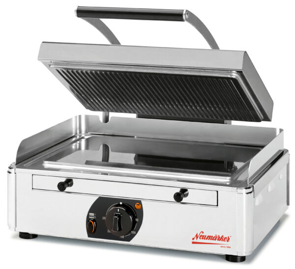 Neumärker Duplex Kontakt Grill 2.0 Kontaktgrill mit Grillplatten aus Edelstahl