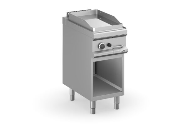 MBM Grillplatte Glatt Verchromt, Gas mit Off MFTG74ALC