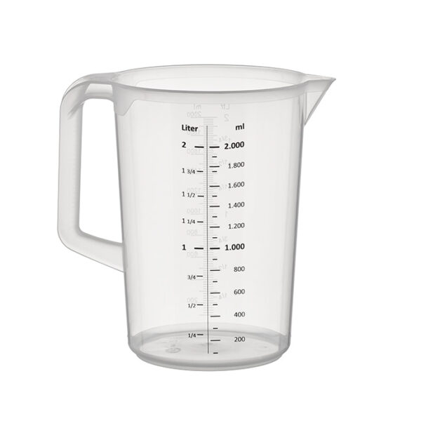 APS Messbecher -PRO-  Ø 15 cm, H: 20,5 cm, 2 Liter – Bild 2