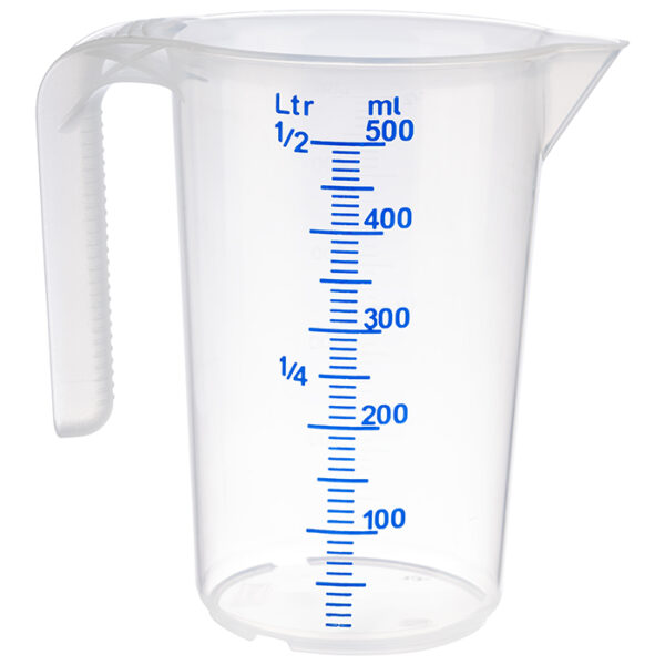 APS Messbecher -STACKABLE-  Ø 9 cm, H: 14 cm, 0,5 Liter