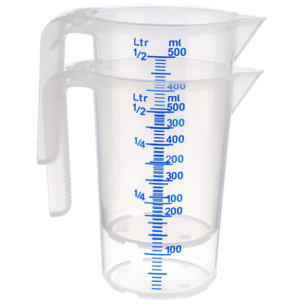 APS Messbecher -STACKABLE-  Ø 9 cm, H: 14 cm, 0,5 Liter – Bild 2