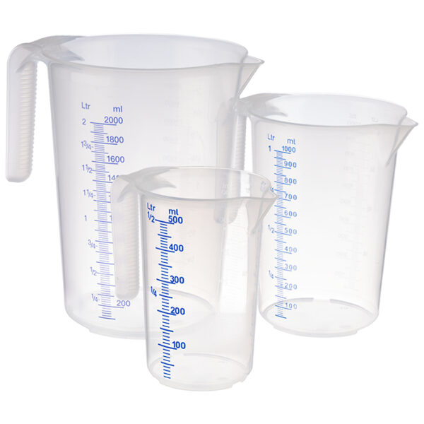 APS Messbecher -STACKABLE-  Ø 9 cm, H: 14 cm, 0,5 Liter – Bild 3