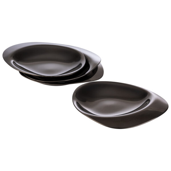 APS Teller, 4er Set -PEBBLES-  8,5 x 8 cm, H: 1 cm – Bild 2