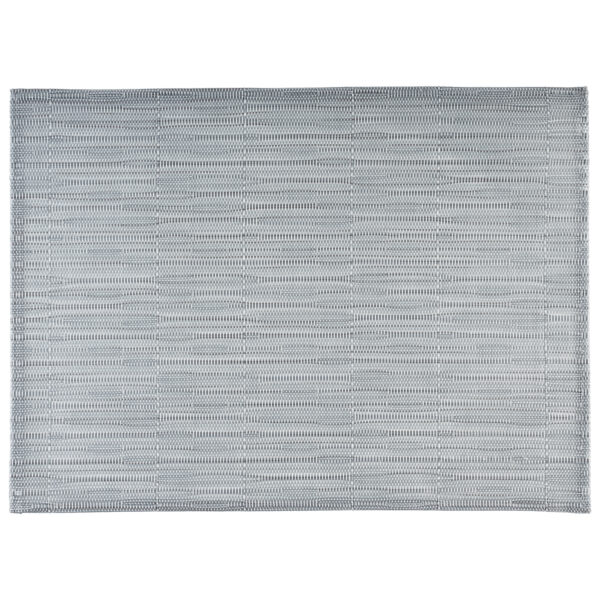 6 Stück: APS Tischset - silber  45 x 33 cm