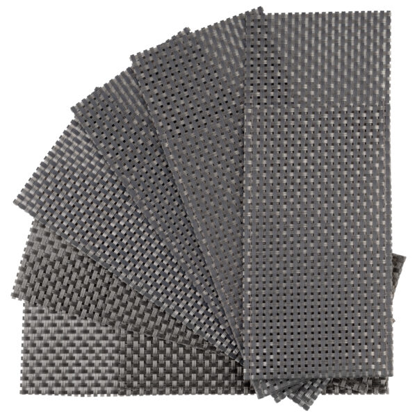APS Servietten- und Bestecktaschen 24 x 9 cm, silbergrau – Bild 3