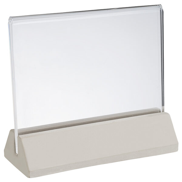 APS Kartenhalter, 2-teilig  11,5 x 4,5 cm, H: 10 cm