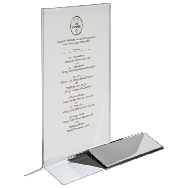 APS Kartenhalter, 2-teilig  10,5 x 7 cm, H: 17 cm – Bild 3