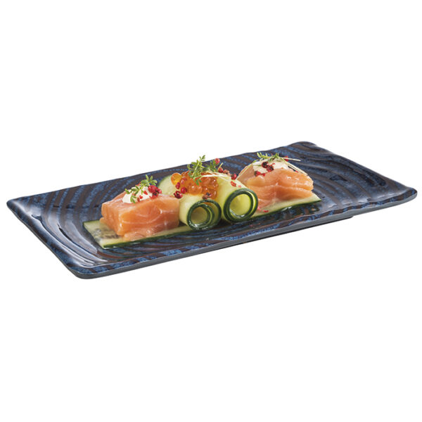 APS Tablett / Sushiboard -LOOPS-  23,5 x 13,5 cm, H: 1,5 cm – Bild 2