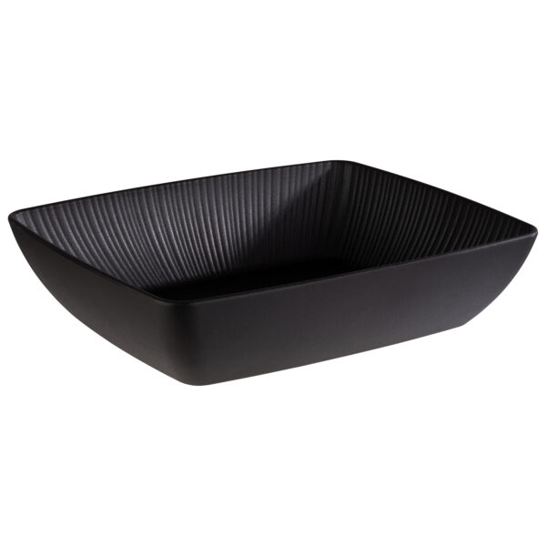 APS GN 1/2 Schale -NERO-  32,5 x 26,5 cm, H: 7,5 cm