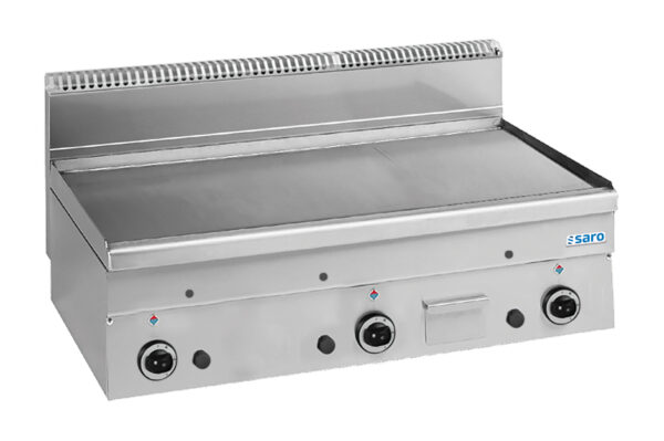 SARO Gasgrillplatte glatt Auftisch 1000x600 Modell GFT106L