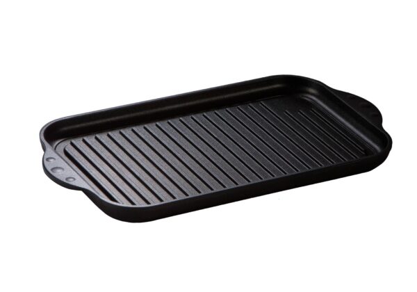 Eurolux Premium Grillplatte 36,5 x 21,5 cm, ca. 2,5 cm hoch