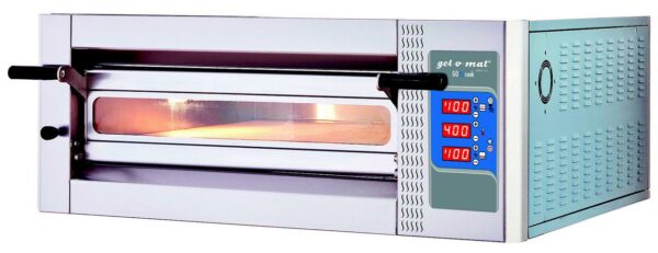 Gelomat Pizza-Ofen 4 Pizzen 30 Cm Modell Ge4301 Digital