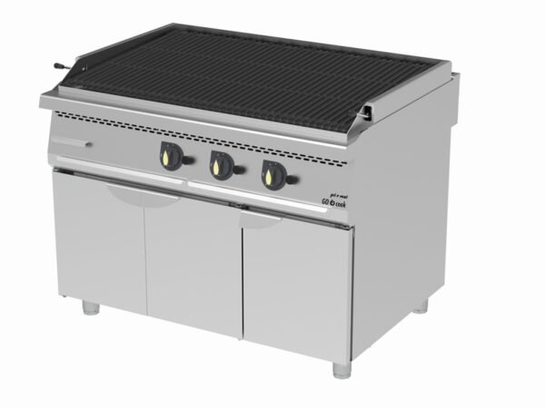 GO Cook Gas Lavastein-Grill Serie 900, 120 Cm Mit Unterbau 28,5 Kw