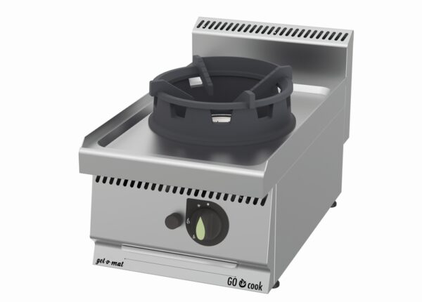 GO Cook Gas Wok-Herd Serie 700, 1 Brenner 40 Cm Mit Unterbau 10,5 Kw