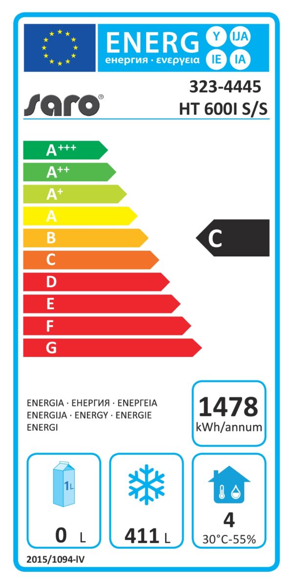 SARO Tiefkühlschrank Modell HT 600I S/S – Bild 3