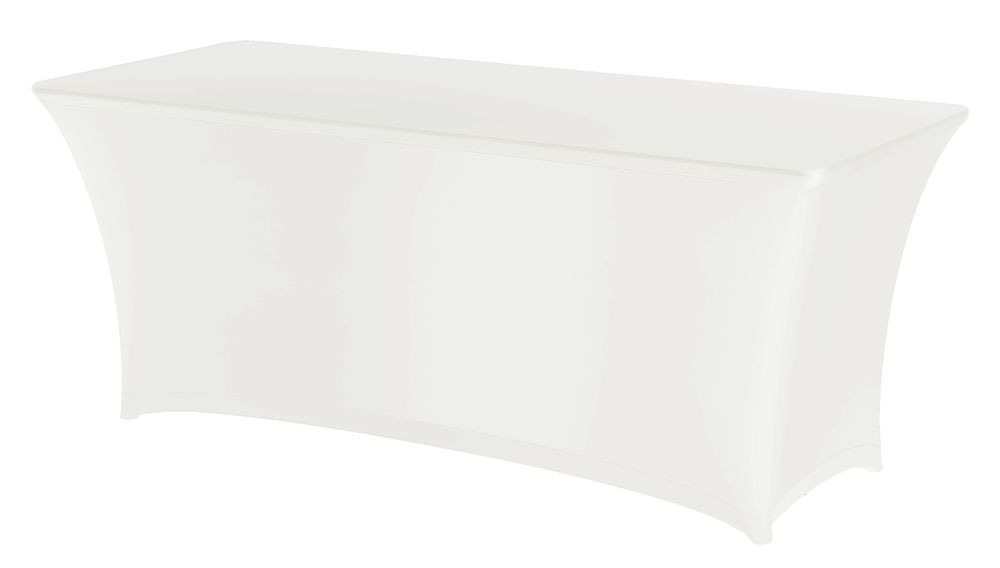 Tischhusse, rechteckig, HENDI, 810910 + 810897, Weiß, 1830x760x(H)730mm