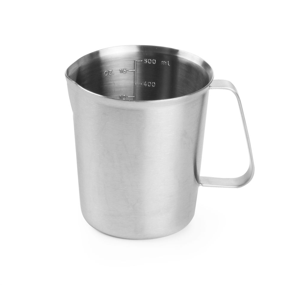 Messbecher, Edelstahl, HENDI, 0,5L, ⌀90x(H)105mm