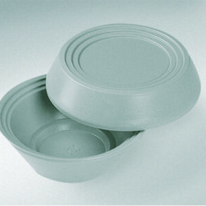 Rieber Cloche -f.Suppentassen IS-O-Bo ligr/rot