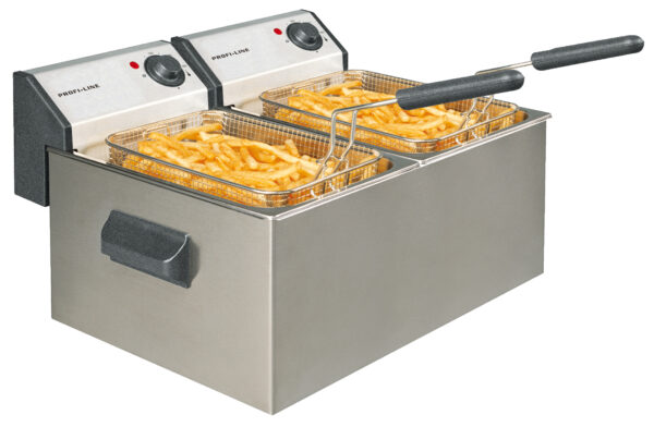 Neumärker Elektro-Fritteuse 2x 5 Liter