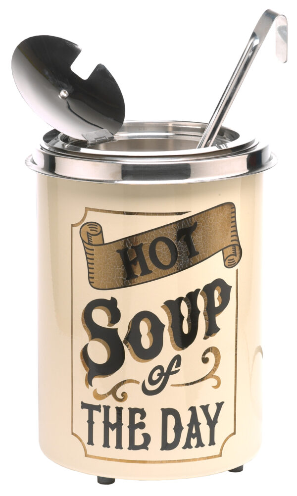 Neumärker Hot-Pot Suppentopf Hot Soup of the Day, mit Blattgold-Dekor – Bild 2