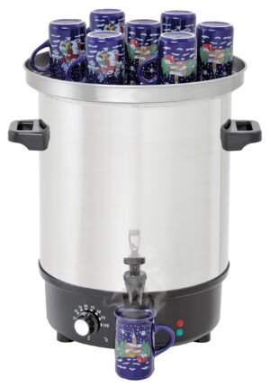 Neumärker Warmhaltedeckel für Tassen für Glühwein- und Heißwasserkessel 30 Liter