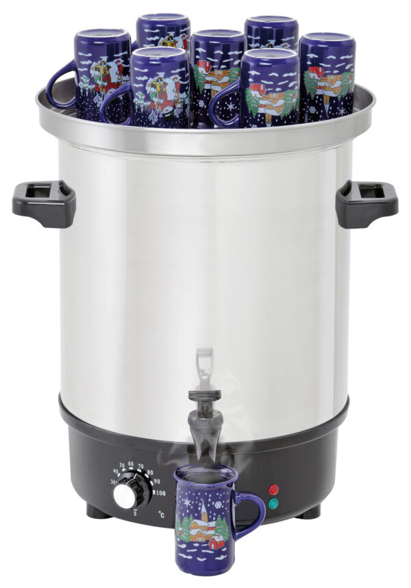 Neumärker Warmhaltedeckel für Tassen für Glühwein- und Heißwasserkessel 30 Liter