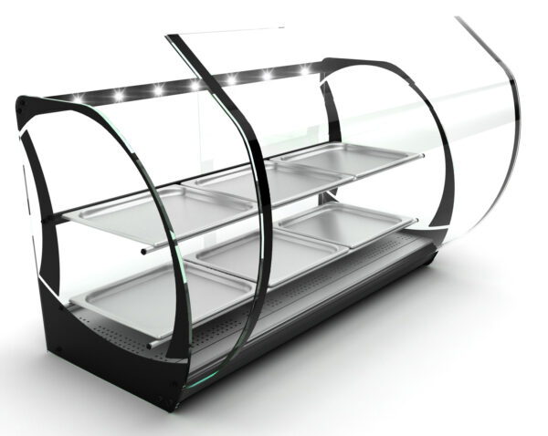 Neumärker Warmhaltevitrine Honda 6x 2/3 GN x 20 mm – Bild 4