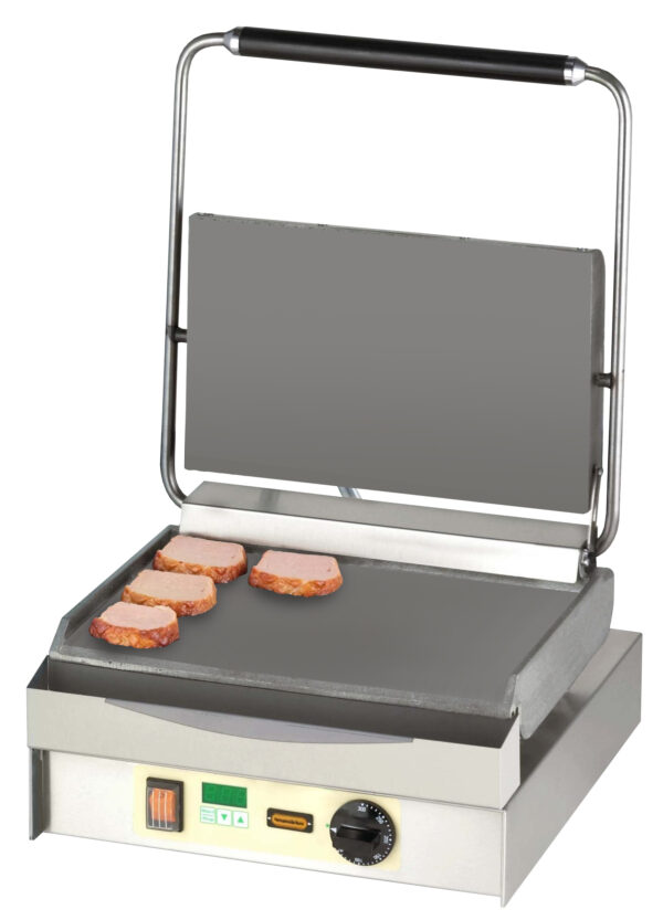 Neumärker Chopper-Grill oben + unten glatt, mit Digitaltimer