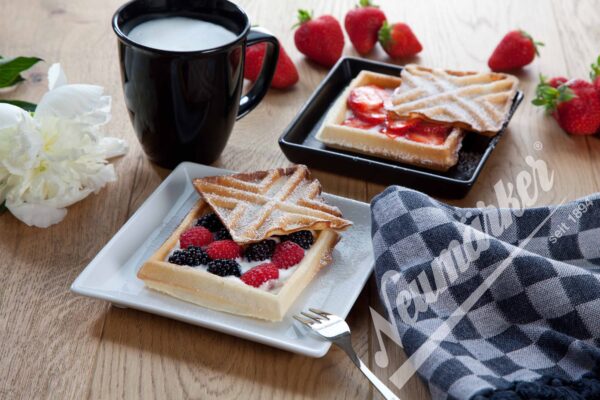 Neumärker Neumärker Waffeleisen Thermocook® inkl. X-Waffel Wechselplatten – Bild 4
