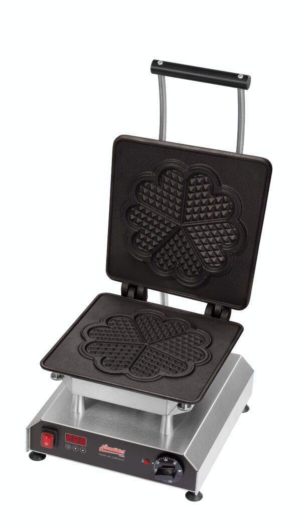 Neumärker Neumärker Waffeleisen Thermocook® inkl. Große Herzwaffel Wechselplatten – Bild 2