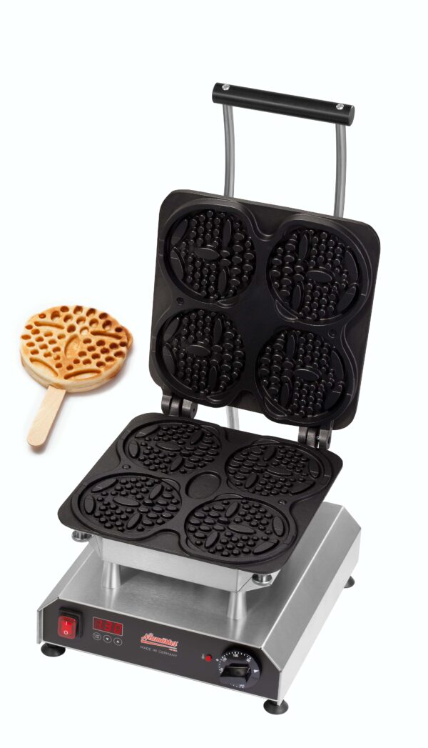 Neumärker Neumärker Waffeleisen Thermocook® inkl. Waffel-Bärchen am Stiel Wechselplatten