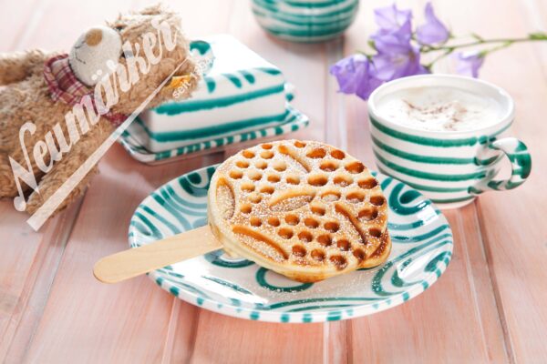 Neumärker Neumärker Waffeleisen Thermocook® inkl. Waffel-Bärchen am Stiel Wechselplatten – Bild 5