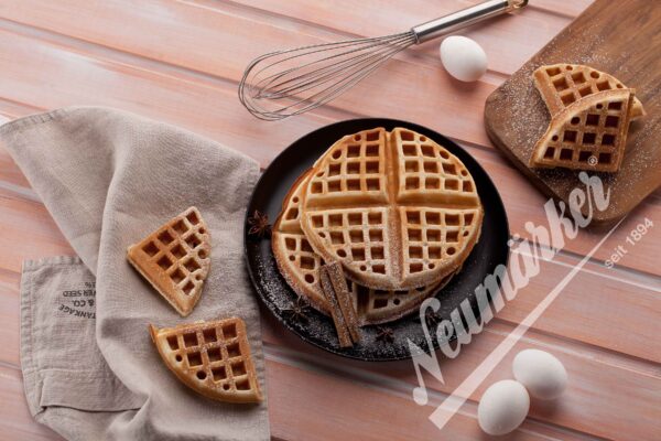 Neumärker Neumärker Waffeleisen Thermocook® inkl. Americano Waffel Wechselplatten – Bild 5